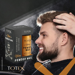 Totex Hair Styling Texturising Thickening Dust Styler Wax Volumizing Powder with Hair and Beard Styling Comb No 2, 20g