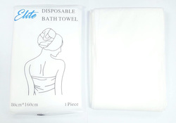 Elite Premium Super Absorbent Disposable Bath Towel, White