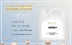 Gold Hair Professional Multi-Functional All Hair Types Conditioner, 5000ml