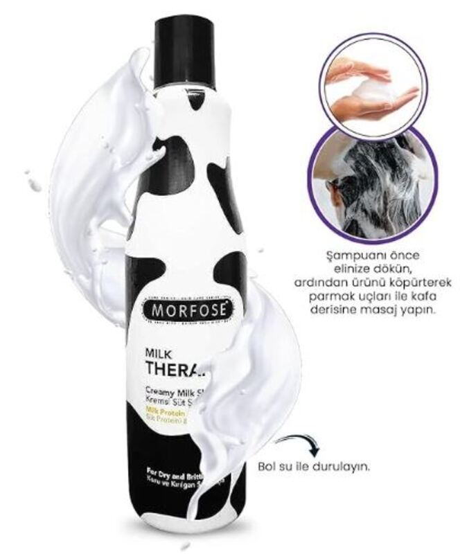 Morfose Creamy Milk Shampoo - Milk Therapy - 500ml./16.90 fl. o.z.