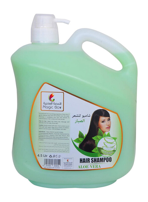 

Magic Glow Alovera Shampoo for All Type Hair, 4.5 Liter