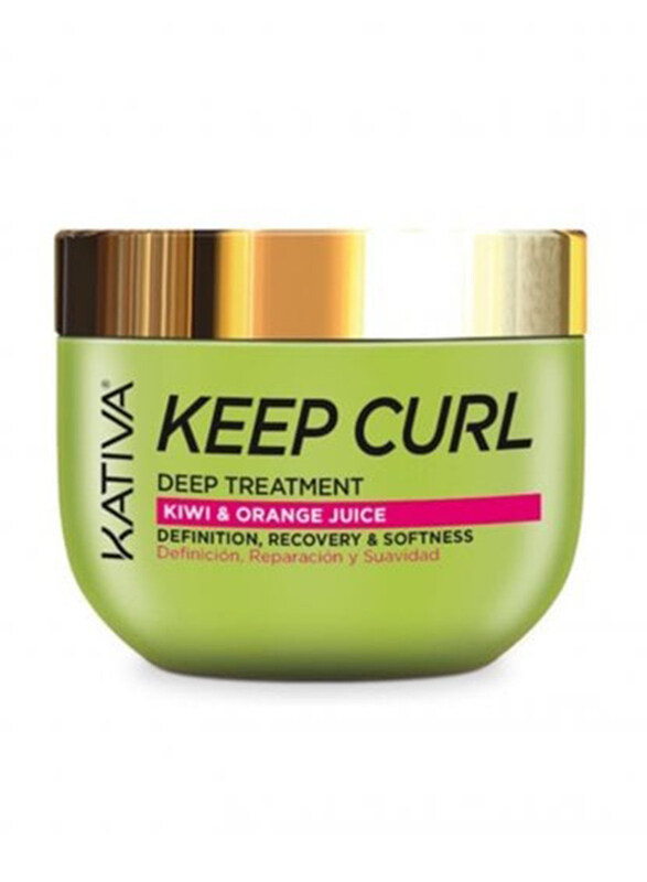 

Kativa Keep Curl Pistachio Deep Treatment Hair Cream for All Hair Types, 250ml