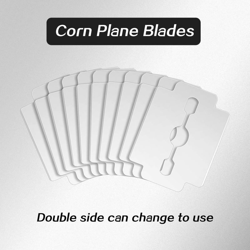 Mudder Callus Shaver Replacement Corn Plane Blades, 120 Pieces, Silver