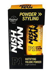 Nish Man Wax Powder To Control Hair Light & Increase Hair Density, 20g