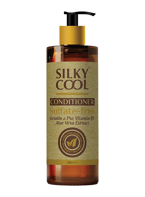 

Pilot Silky Cool Sulfate-Free Keratin & Pro Vitamin B5 Aloe Vera Extract Conditioner, 500ml