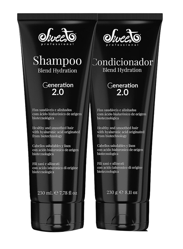 Sweet Professional Blend Hydration Maintenance, Hair Straightener Treatment Shampoo and Conditioner, Set