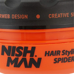 Nish Man Black Widow Hair Styling Spider Wax, 150ml