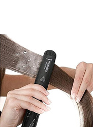 Professional Hair Straightener Steam Style Ceramic Tourmaline Vapor Steam, Matte Marron