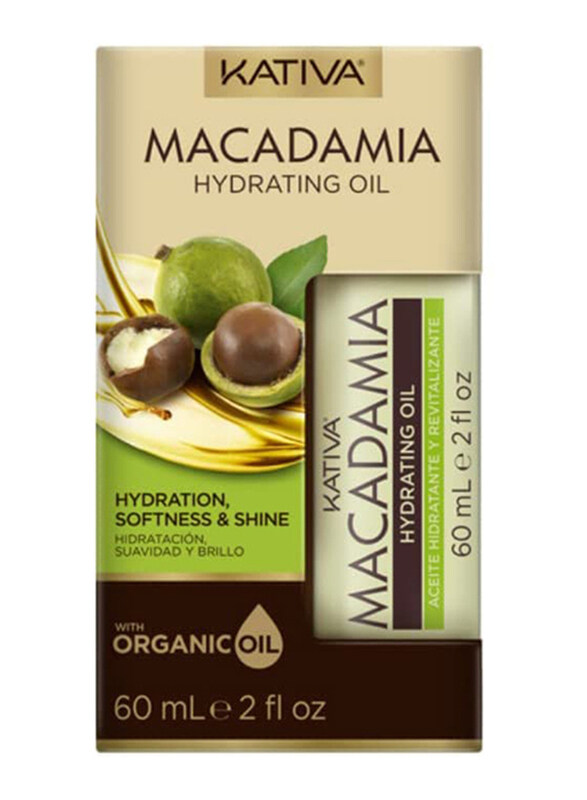 

Kativa Macadamia Deep Hydrating Oil for All Hair Types, 60ml