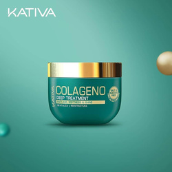 Kativa Colageno Deep Treatment Hair Mask for All Hair Types, 500ml