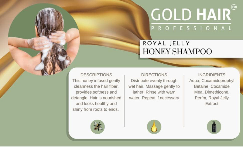 Gold Hair Professional Royal Taninoplasty Home Care Shampoo, 300ml