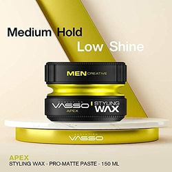 Vasso Black Edition Styling Wax, 150ml