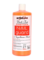 Active Plus Nail Tint Sanitizer Nail Guard with Benzalkonium Chloride, 1000ml, Orange