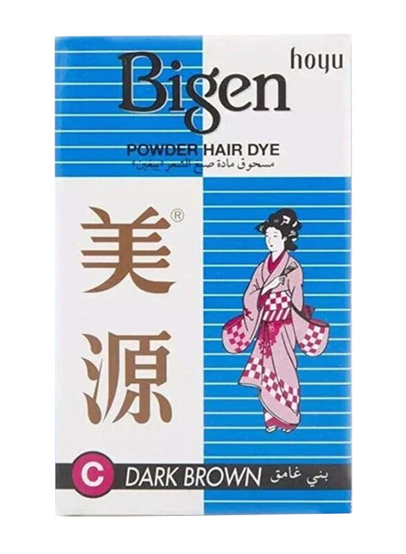 

Bigen Powder Hair Dye, 6gm, C Dark Brown