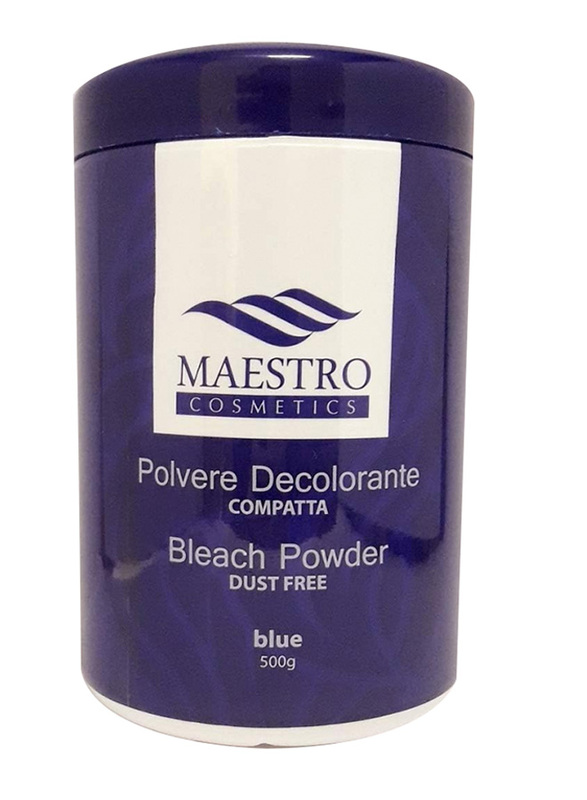 Maestro Bleaching Powder Dust Free, 500 gm, Blue