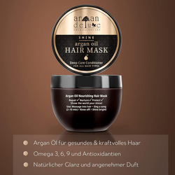 Argan De Luxe Shine Deep Care Conditioner Hair Mask and Scalp Rejuvenating, 250ml