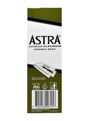 Astra Superior Platinum Double Edge Safety Razor Blade, 100-Pieces