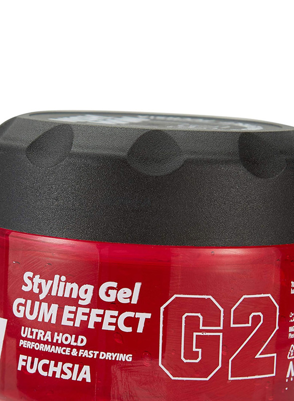 Nish Man Fuchsia G2 Ultra Hold Hair Styling Gel with Gum Scent, 300ml