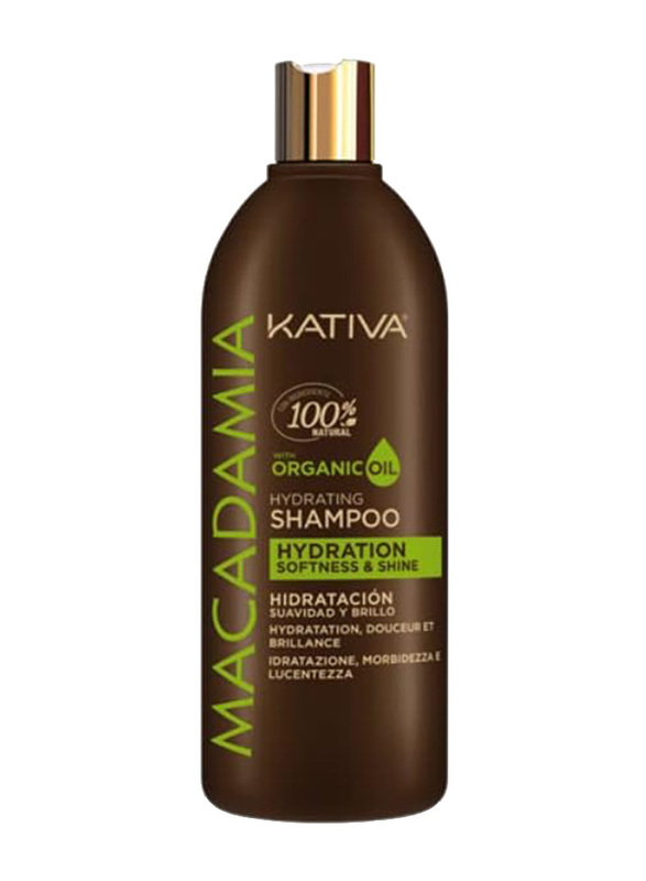 Kativa Macadamia Organic Oil Hydrating Shampoo, 500ml