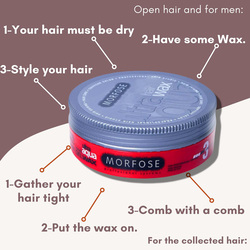 Morfose Aqua Strawberry Ultra Hair Wax, 175ml