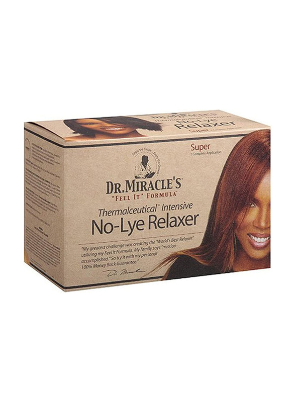 

Dr. Miracle'S Feel It Formula Super No-Lye Relaxer for All Hair Types, 5 Pieces