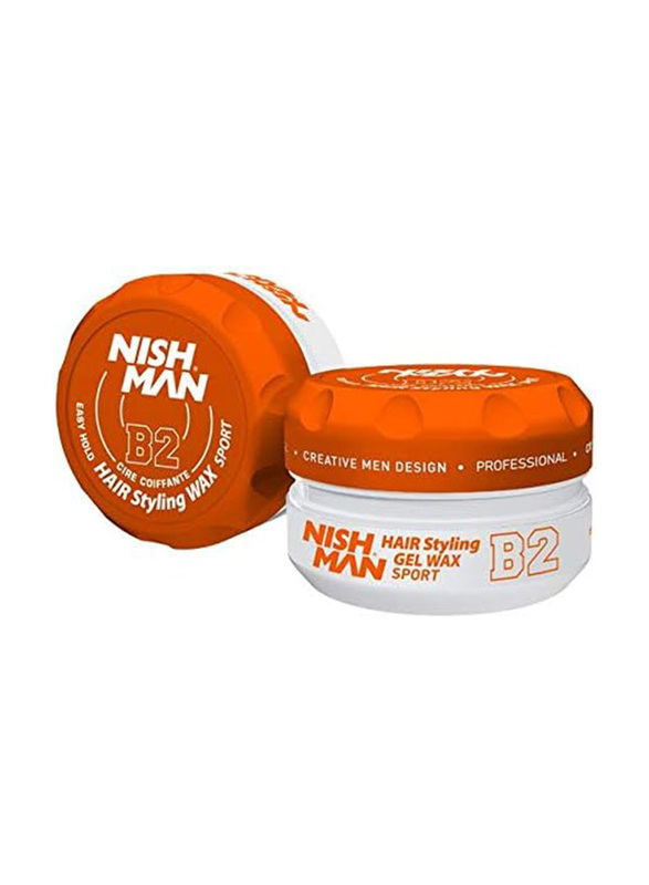 Nish Man B2 Sport Hair Styling Gel Wax, 150ml