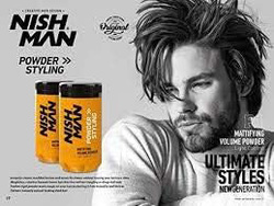 Nish Man Wax Powder To Control Hair Light & Increase Hair Density, 20g