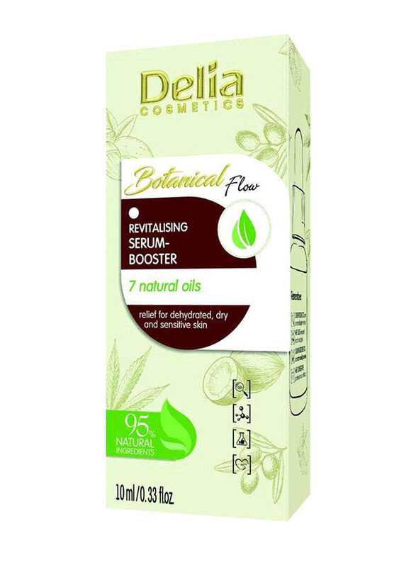 

Delia Cosmetics Botanical Flow Revitalising Serum-Booster with 7 Natural Oil, 10ml