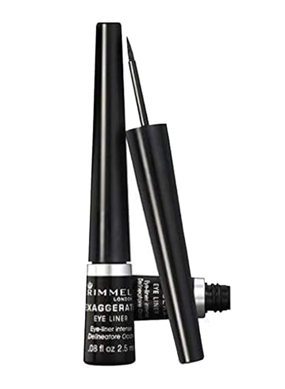 Rimmel London Exaggerate Liquid Eyeliner, Black