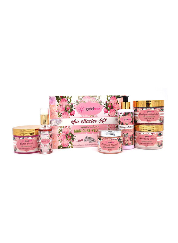 

Globalstar Manicure-Pedicure Rose Spa Starter Kit, Set