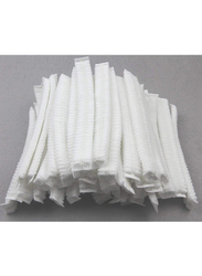 Khandikar Disposable Latex Free Lightweight Puffy Mop Covers for Food Service, Medical Use, Nurses & Laboratory, 100 Pieces