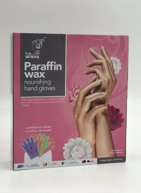 Amora Paraffin Wax Nourishing Hand Gloves, 1-Pair