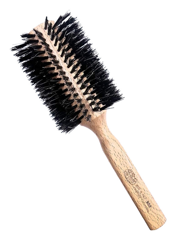 Tre Stelle Round Hair Brush With 2Cm Brush Strand, 952 Beige