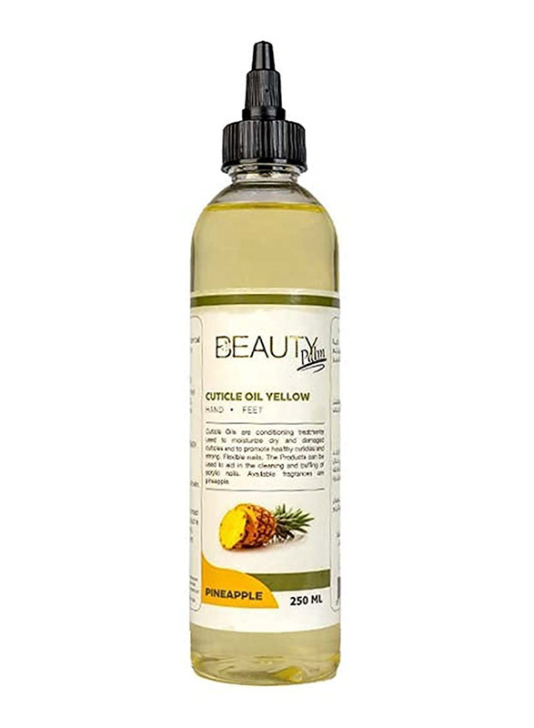 Beauty Palm Cuticle Oil, 250ml, Pineapple, Yellow