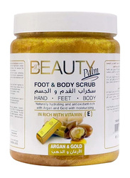 Beauty Palm Argan & Gold Foot and Body Scrub, 1000ml