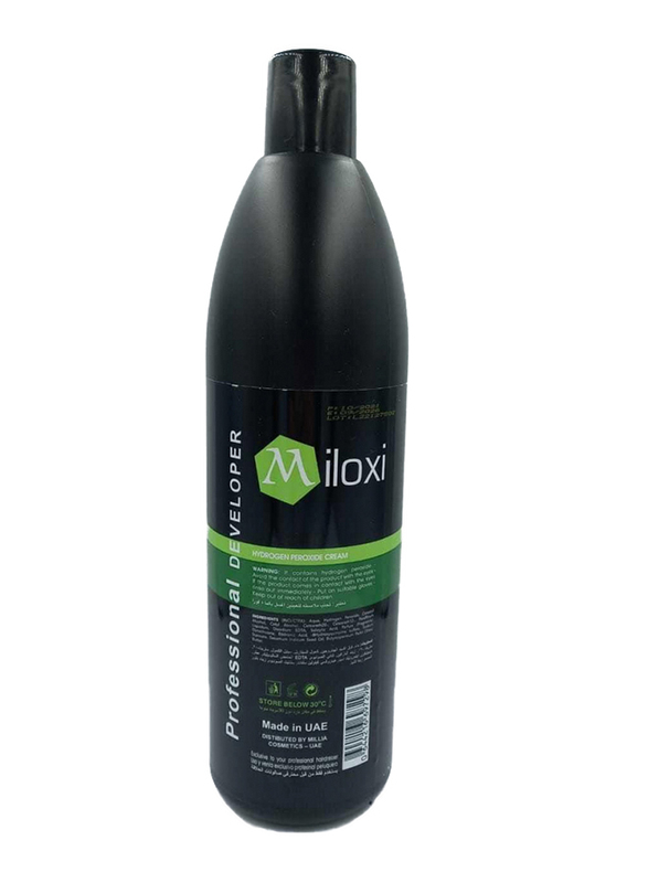 Miloxi Developer Oxidant Peroxide Oxygen for Hair Color Vol 10, 1000ml, White