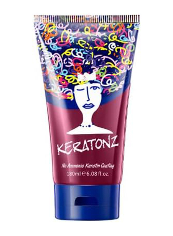 Keratonz Semi-Permanent Hair Colour, 180ml, Plum