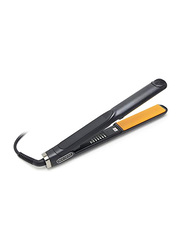 New Force Nf Pro Professional Hair Tool Hair Straightener 470 Big NF Pro Reduce Flyaways Breakage, Black