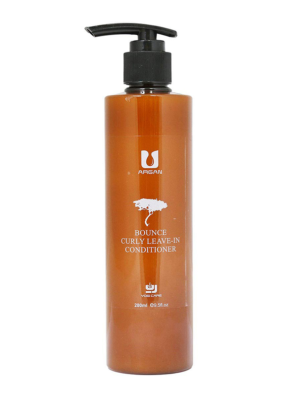 Yogi Care Argan Bounce Curly Leave-In Conditioner for Curly Hair, 280ml