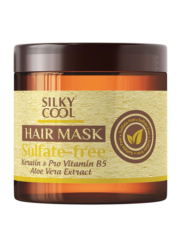 Pilot Silky Cool Sulfate-Free Keratin & Pro Vitamin B5 Aloe Vera Extract Mask, 350ml