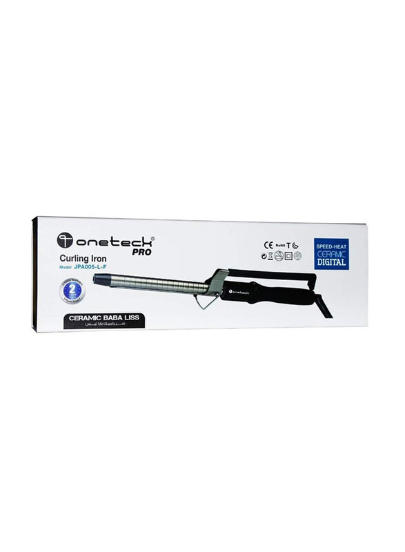 

Oneteck Pro Ceramic Liss Hair Curling Hair Iron In 360 Degree Cord, Jpa009D-L-F, Black