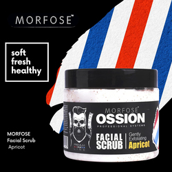 Morfose Ossion Professional Systems Gently Exfoliating Apricot Facial Scrub, 400ml