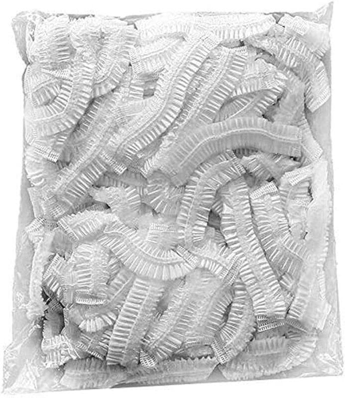 

Ye 100PCS Disposable Shower Caps for Women, Spa, Home Use, Hotel and Hair Salon, Portable Travel (Transparent)