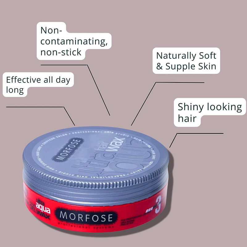 Morfose Aqua Strawberry Ultra Hair Wax, 175ml