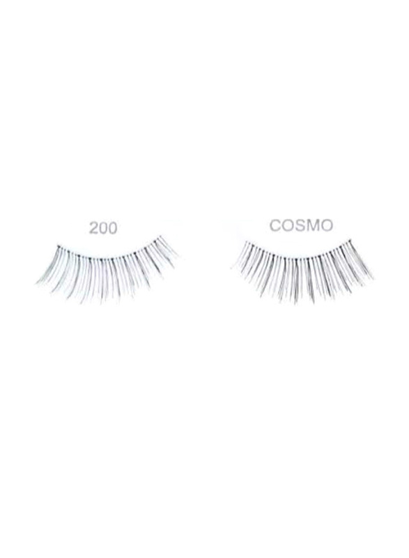 Masters Professional Cosmo Strip Eye Lashes, 200, Black