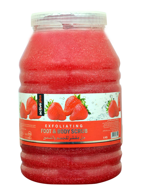 Active Plus Strawberry Exfoliating Foot And Body Scrub, 5 Kg
