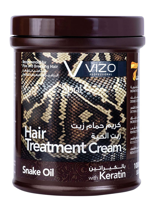 Vizo Spot Hair Treatment Cream Snake Oil With Keratin, 1000ml