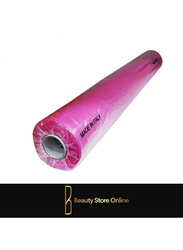 Disposable Plastic Hair Colour Gown Cape Roll, Pink