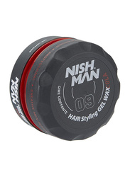 Nish Man Cola 09 Cire Coiffante Hair Styling Gel Wax, 150ml