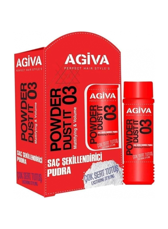 

Agiva Dust It 03 Red Extra Strong Hold Perfect Styling Powder for Hair, 0.71oz